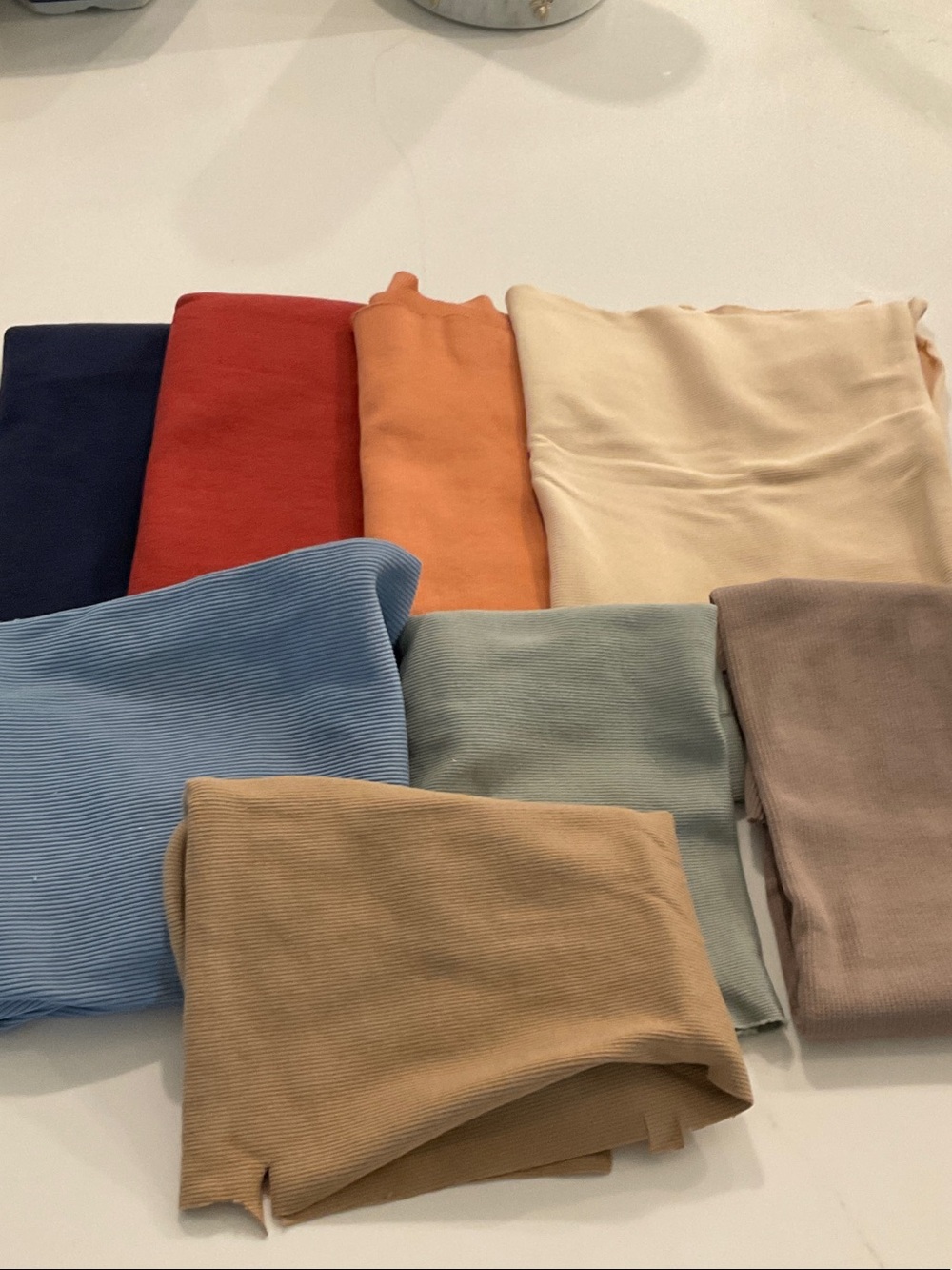 Remnants Ribbed Stretch Serger Fabric